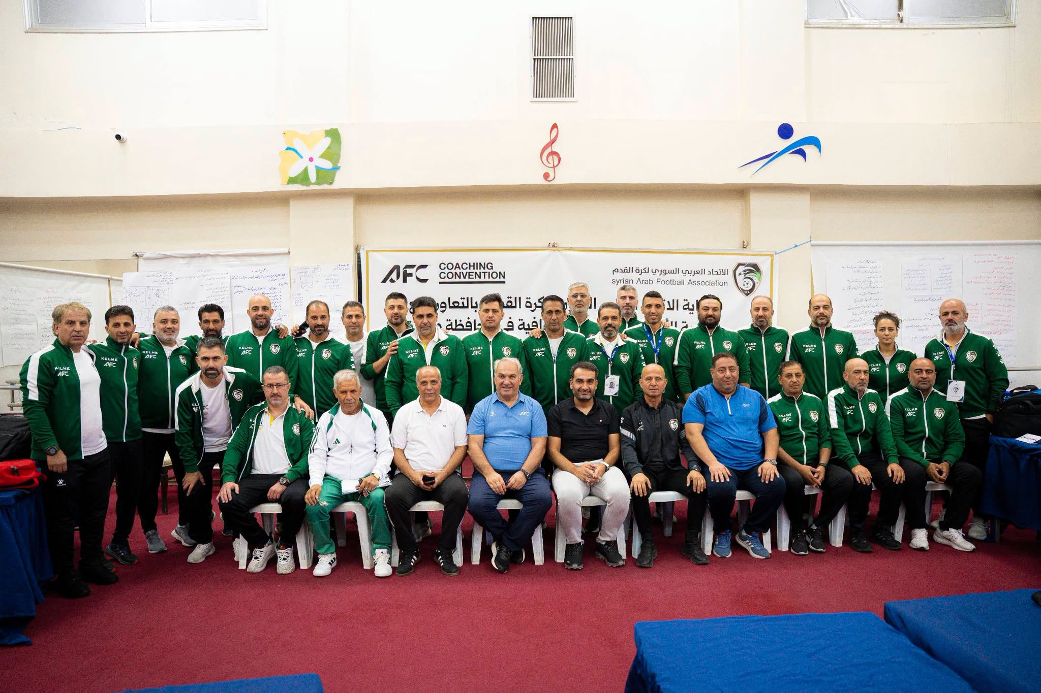Conclusion of the First Phase of the Professional Coaches' Course – Al-Ittihad Al-Riyadi Al-Aam Newspaper – Syria